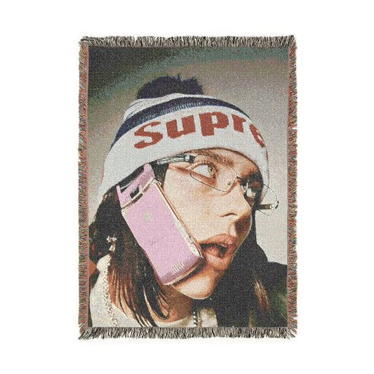 Billie Eilish Woven Blanket