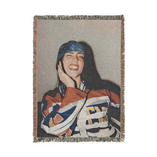 Billie Eilish Woven Blanket