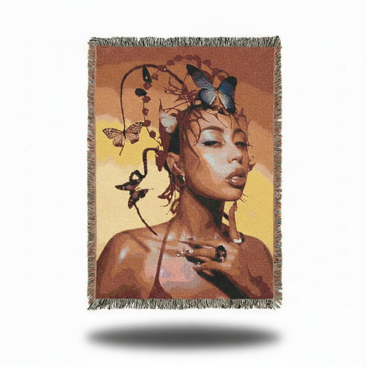 Jack Skellington Holiday Woven Throw Blanket