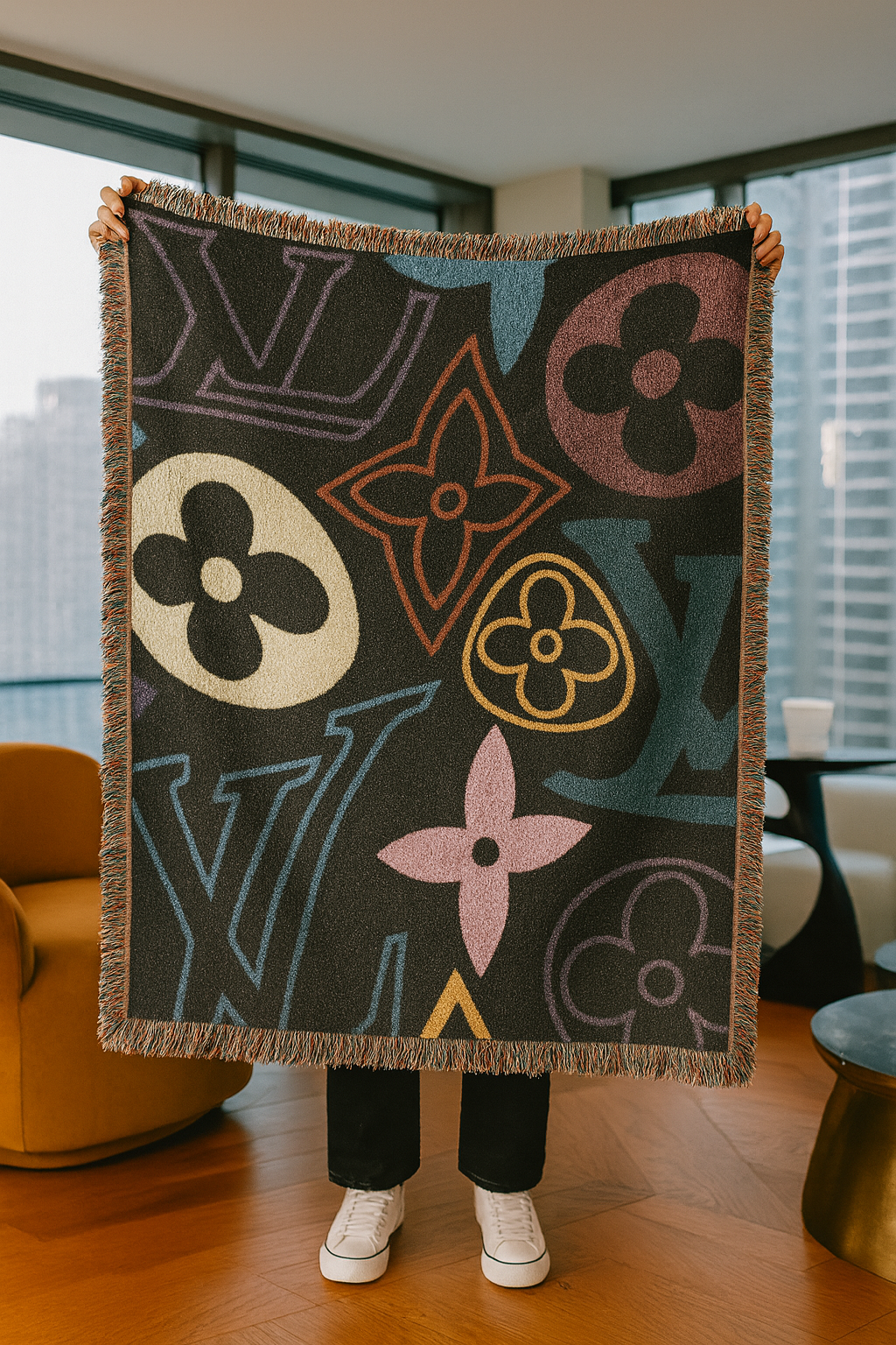 LV Woven Blanket
