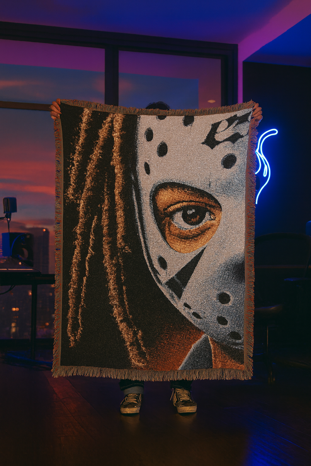 Urban Art Woven Blanket